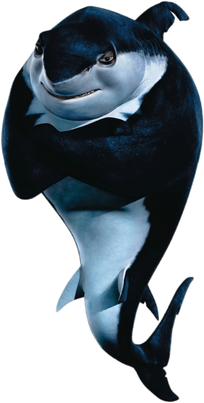 Animated Smiling Shark Crossed Arms PNG