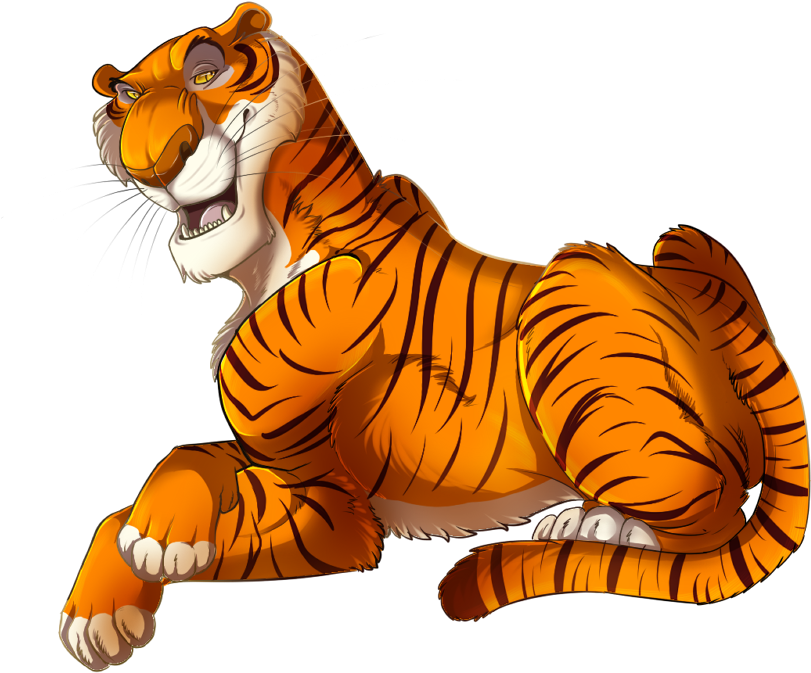 Animated Smiling Tiger PNG