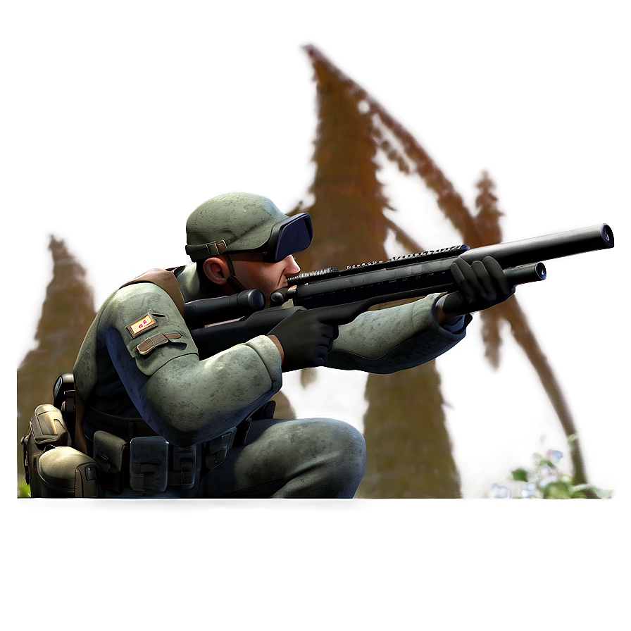 Animated Sniper Character Png 06112024 PNG