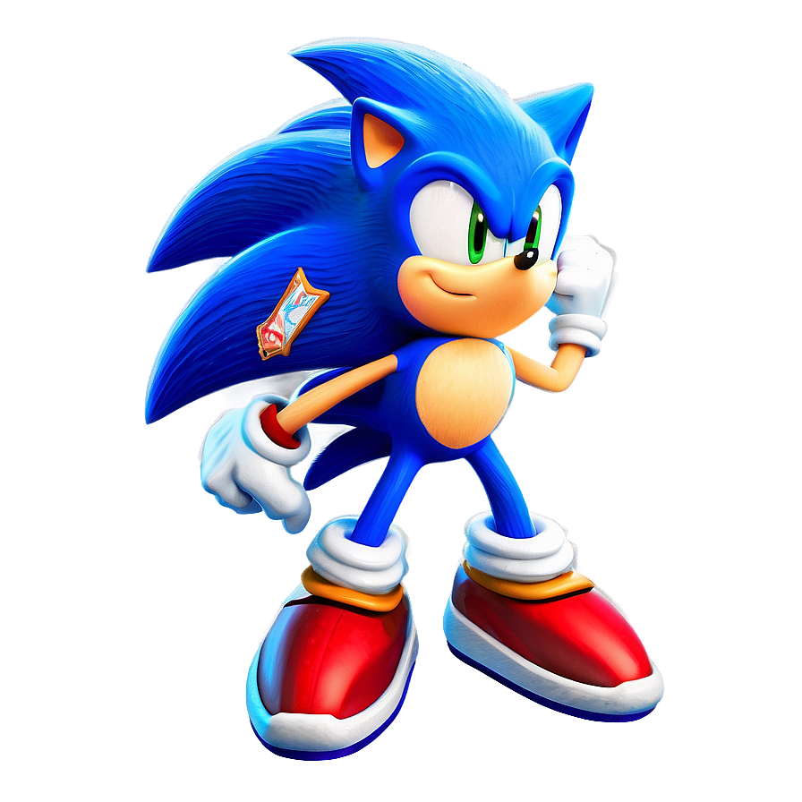 Download Animated Sonic The Hedgehog Png Sww77 | Wallpapers.com