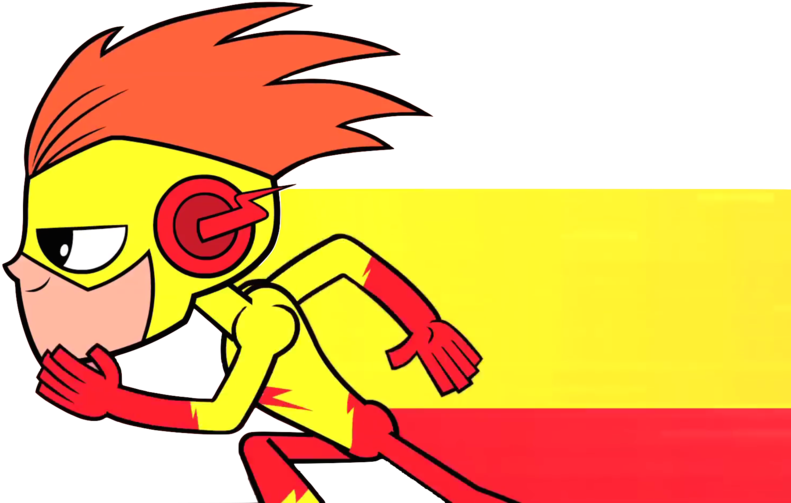 Animated Speedster Kid PNG