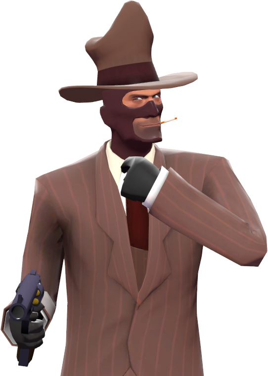 Animated Spywith Pistol PNG