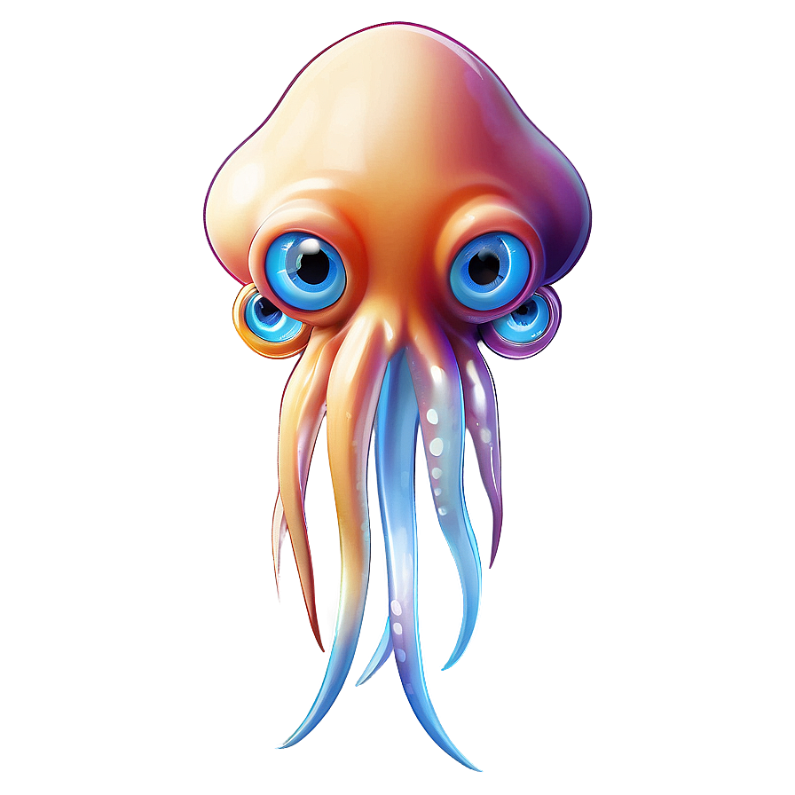 Animated Squid Graphic Png Qus91 PNG