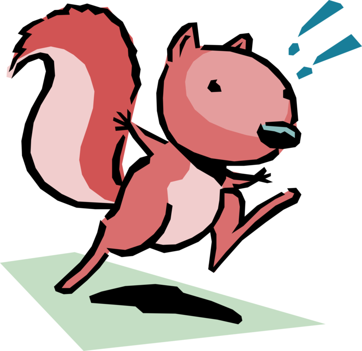 Animated Squirrel Illustration.png PNG