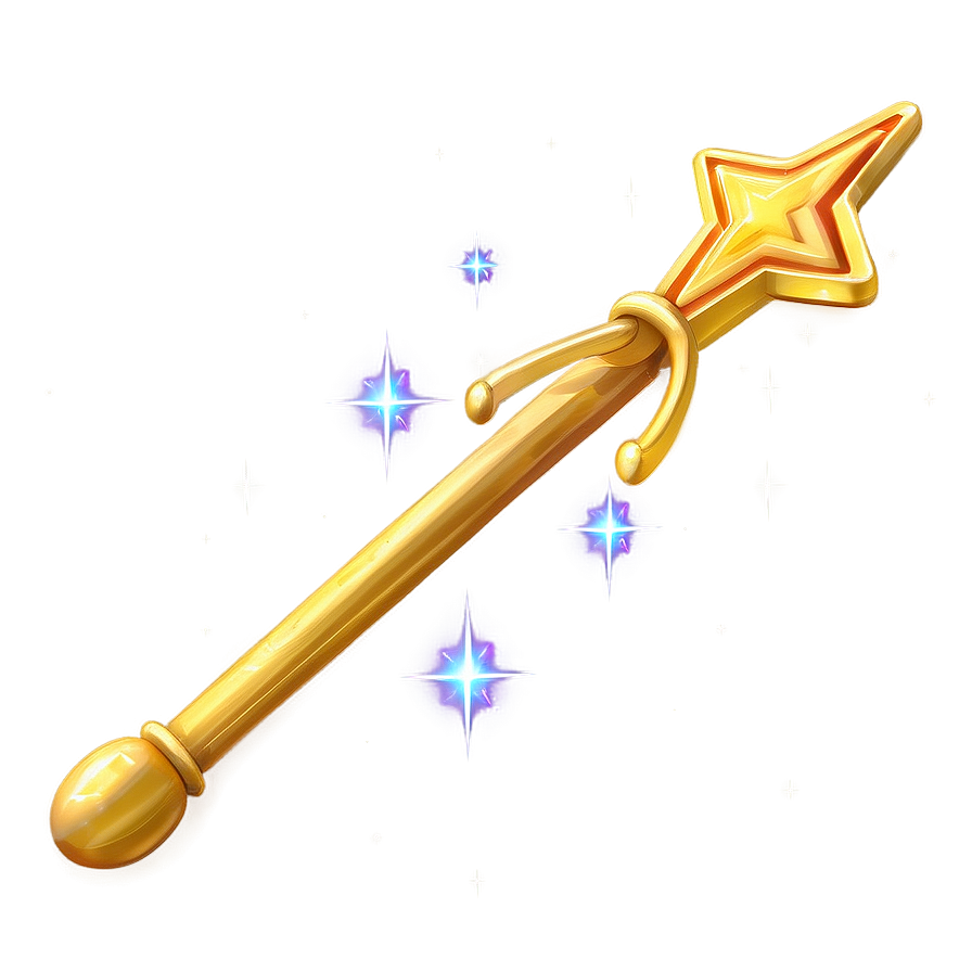 Animated Star Wand Png 06132024 PNG