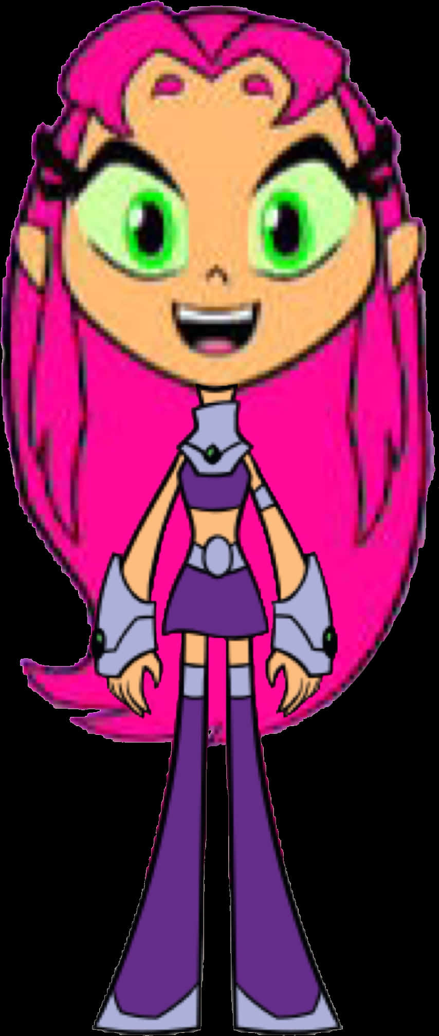 Download Animated Starfire Character | Wallpapers.com