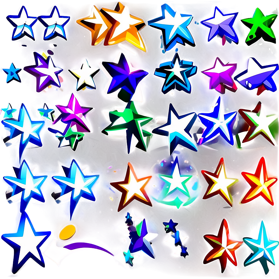 Animated Stars Transparent Png Mof43 PNG