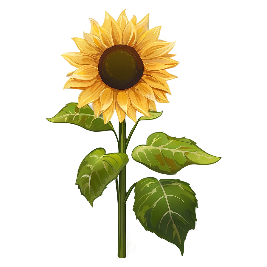 Animated Sunflower Gif Png 05032024 PNG