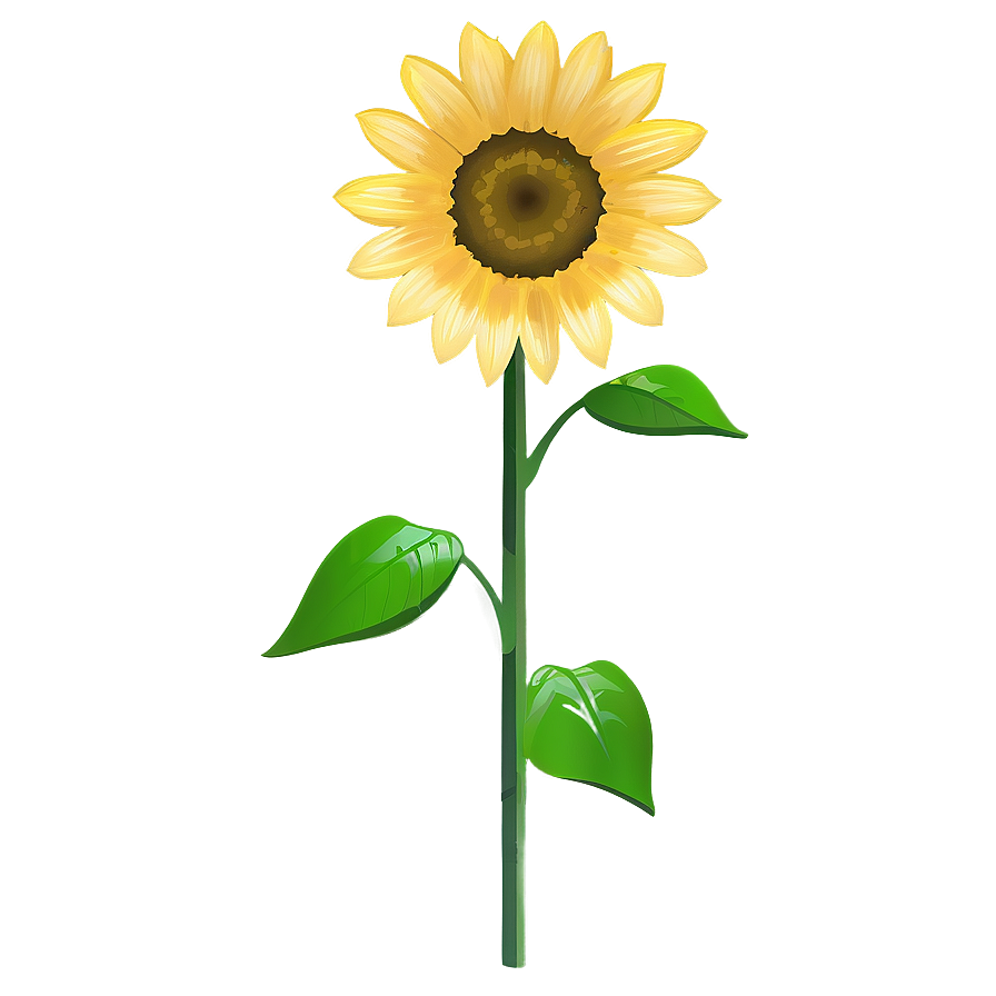 Animated Sunflower Transparent Png 05262024 PNG