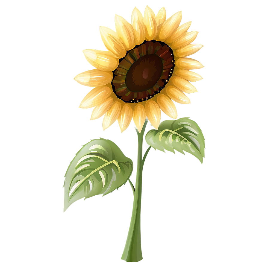 Animated Sunflower Transparent Png Umx85 PNG