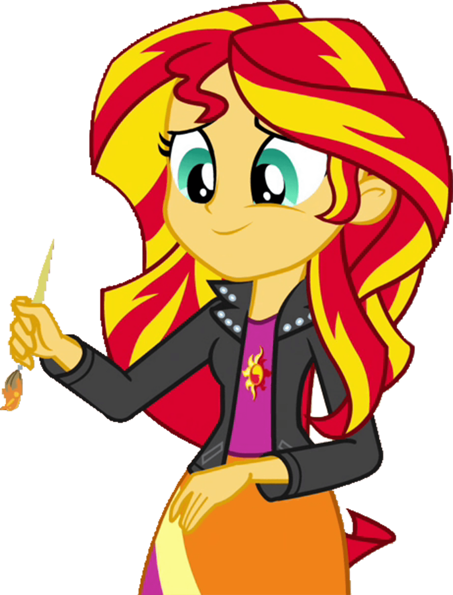 Animated Sunset Shimmer Character PNG