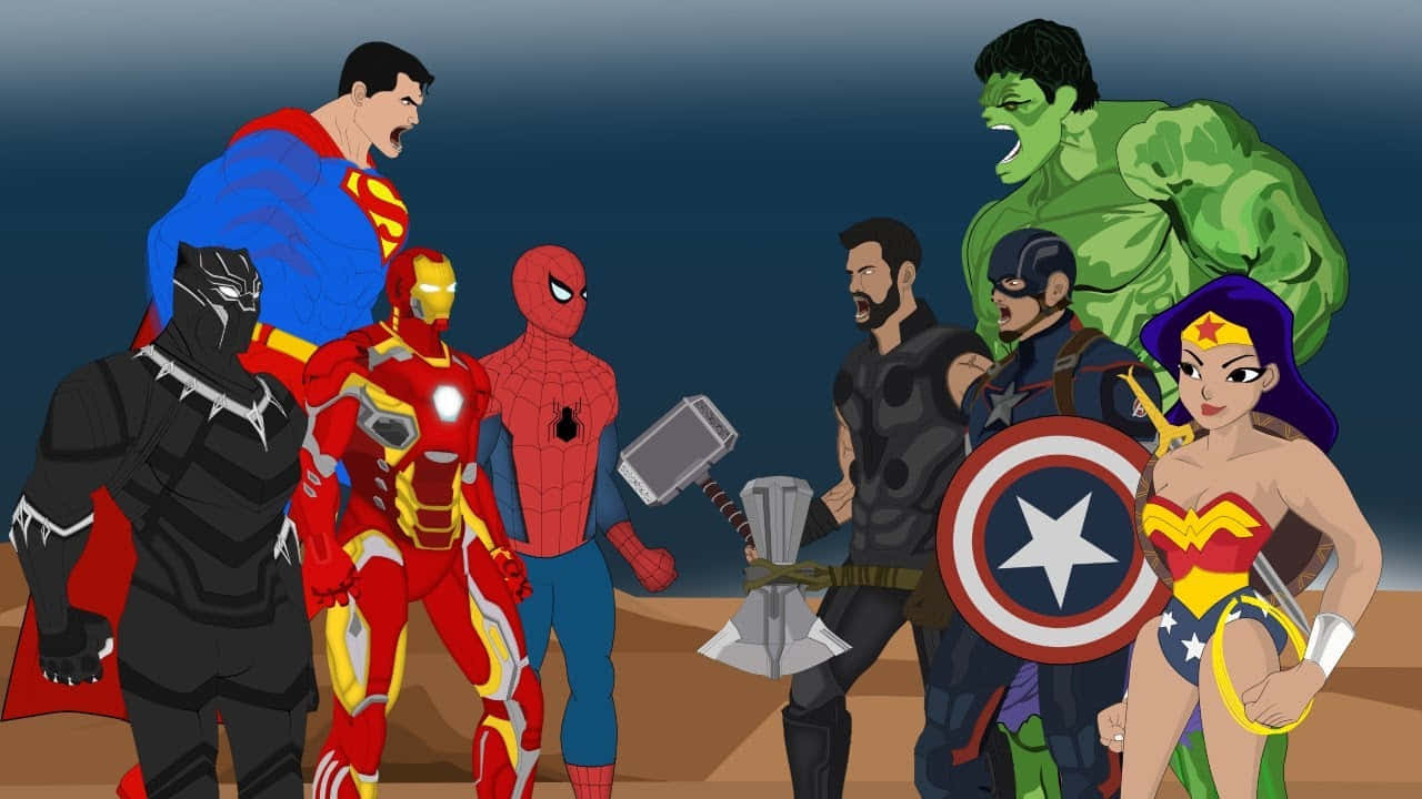 Animated Superhero Movies 1280 X 720 Wallpaper Wallpaper