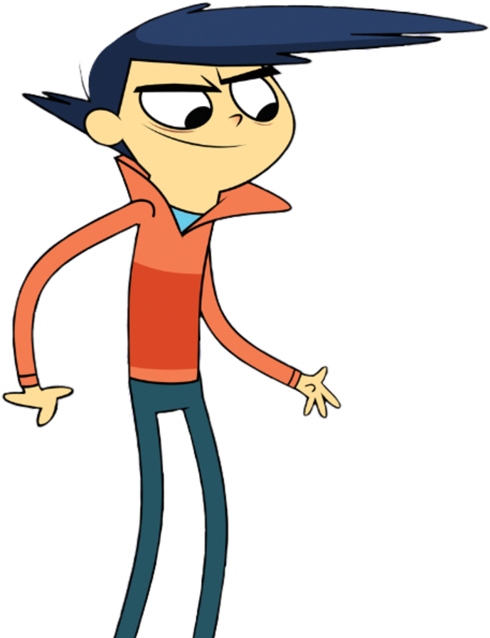 Animated Teen Character Pose PNG