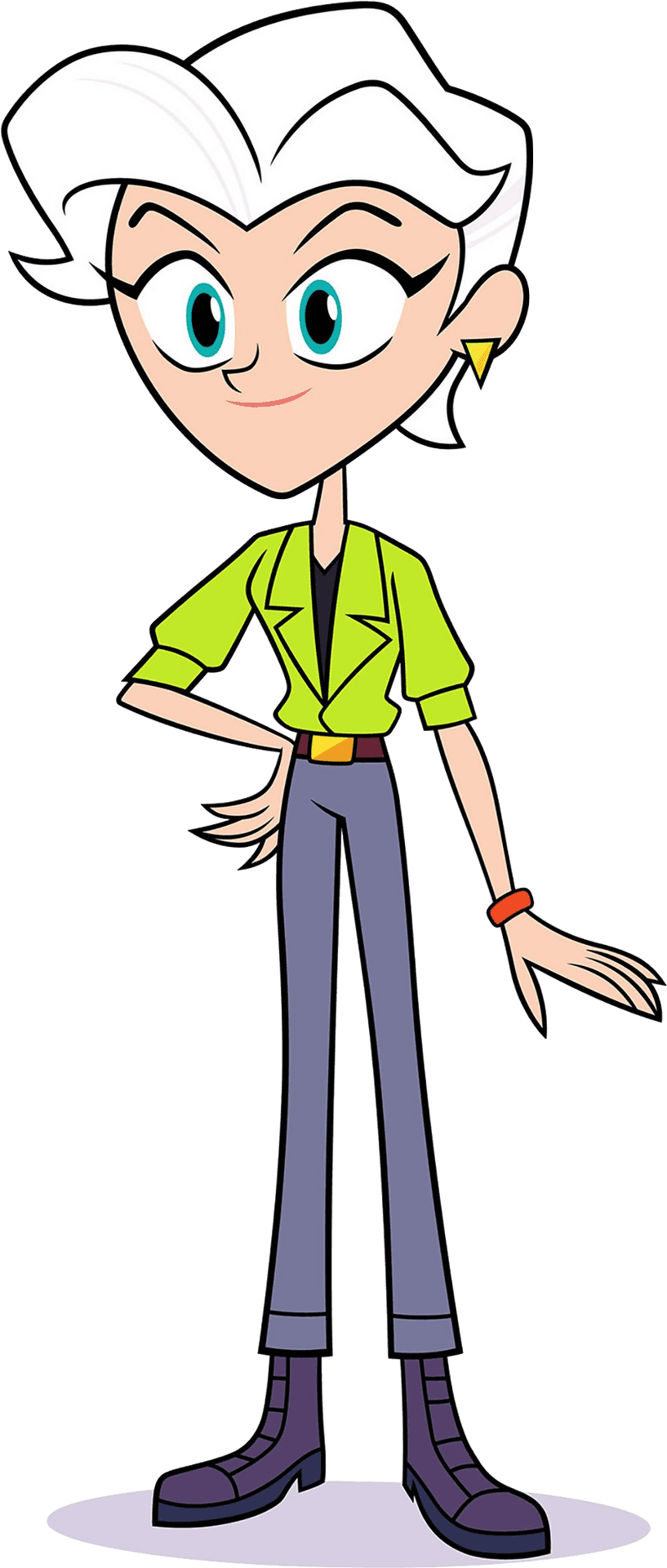 Animated Teen Character Standing PNG