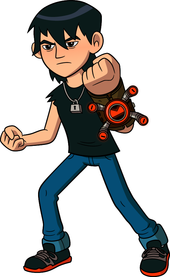 Animated Teen With Gauntlet PNG