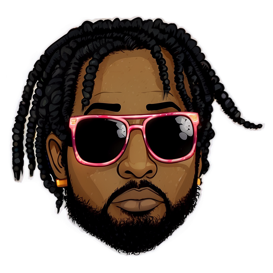 Animated Thug Life Glasses Png Msx PNG