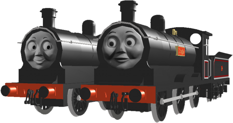 Animated Train Characters Thomas Friends PNG