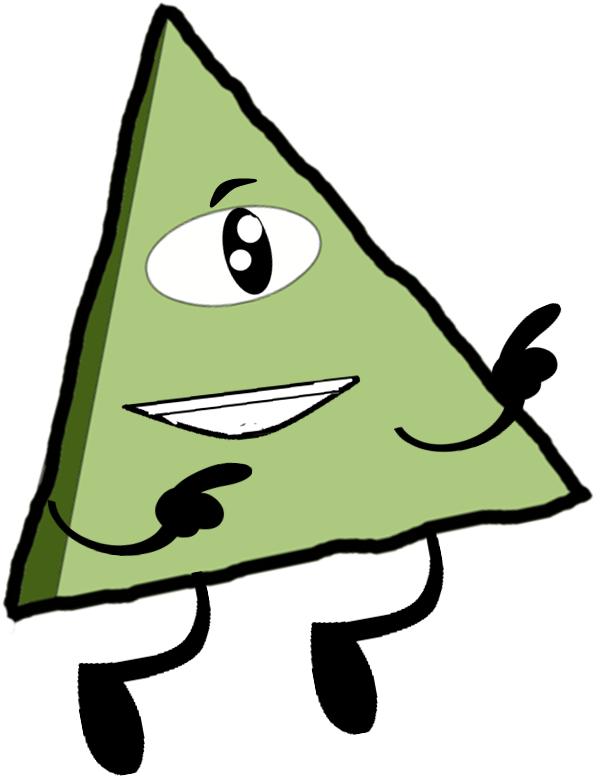 Animated Triangle Character PNG
