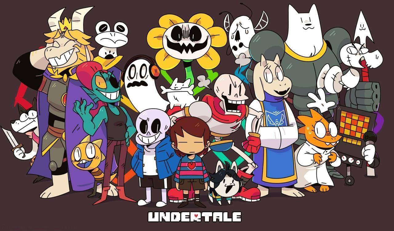 Animated Undertale Poster Background