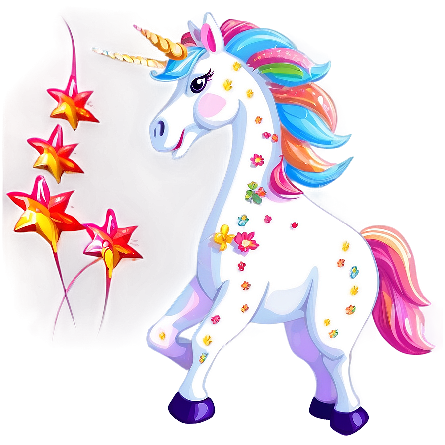 Animated Unicorn Clipart Png Itg17 PNG