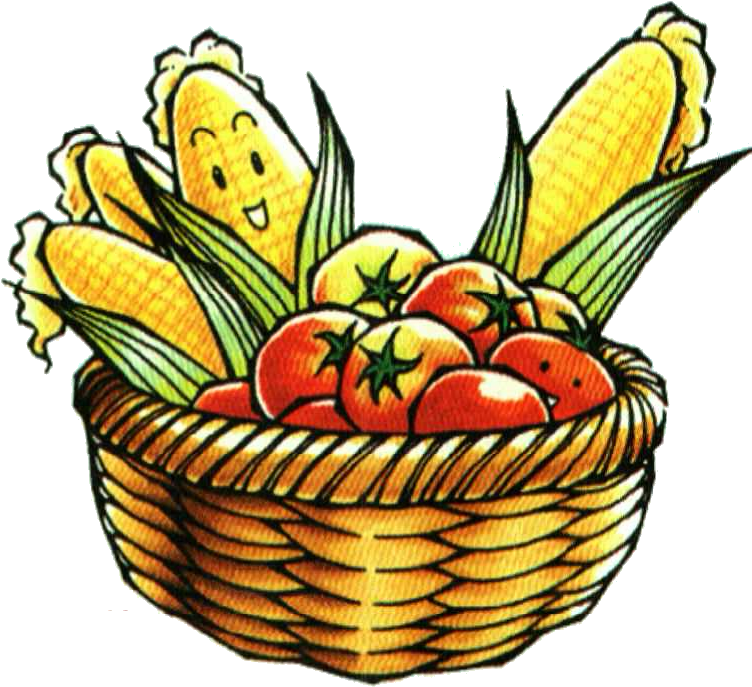 Animated Vegetable Basket PNG