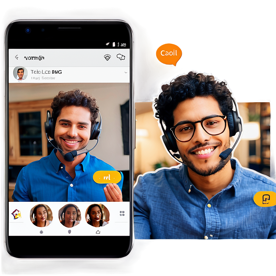 Animated Video Call Notification Png Dyj52 PNG