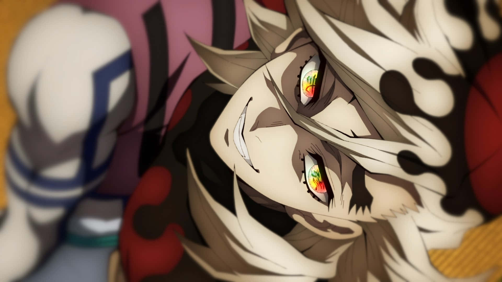 Animated Villain Smirk Wallpaper