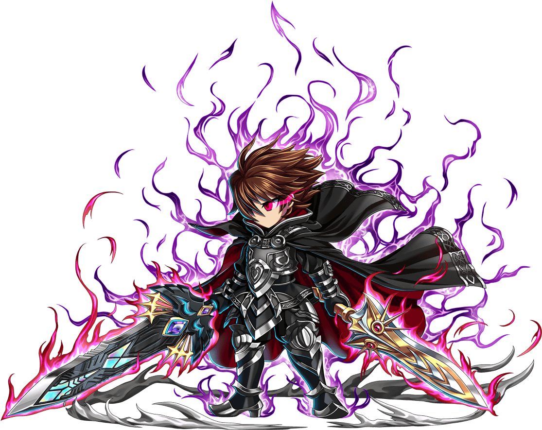 Animated Warriorwith Energy Blades PNG