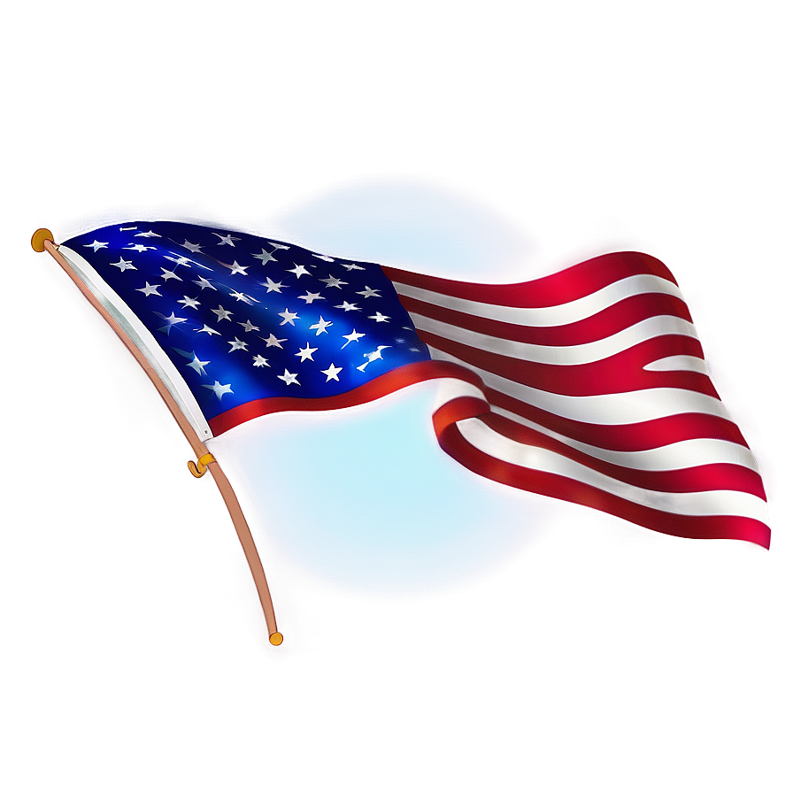 Animated Waving American Flag Png 04302024 PNG