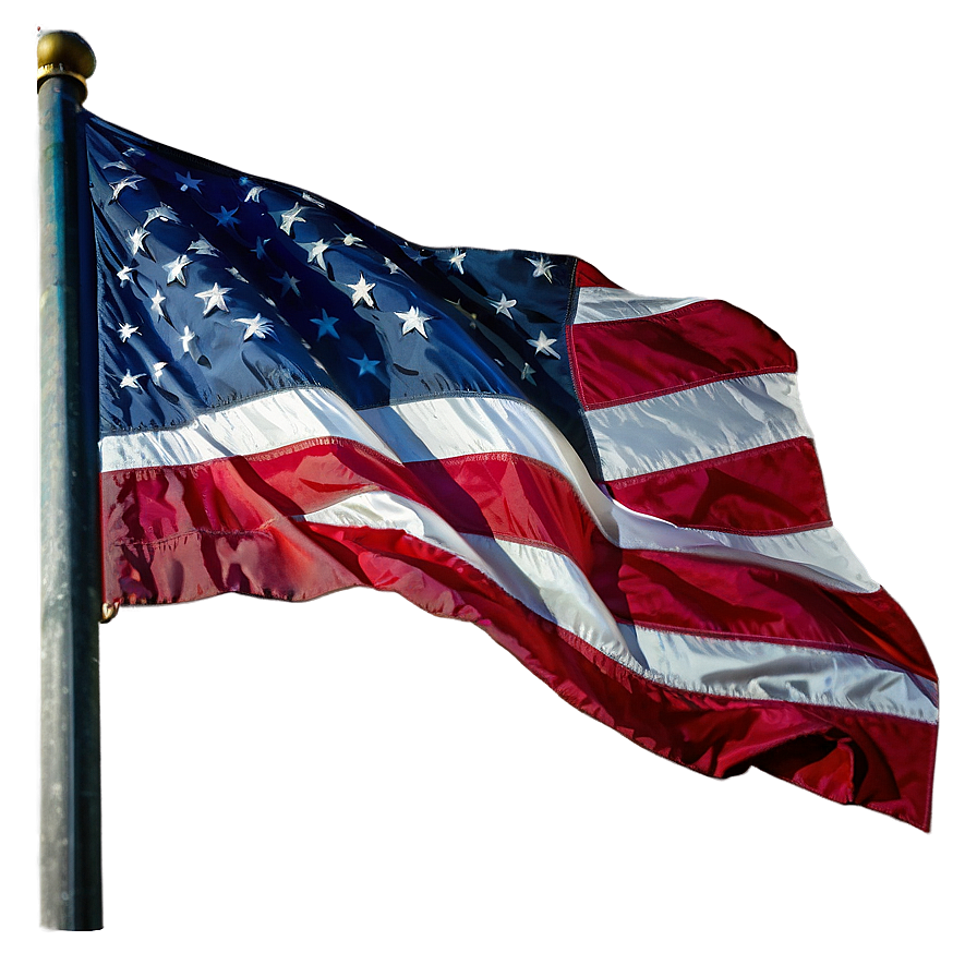 Animated Waving American Flag Png 04302024 PNG