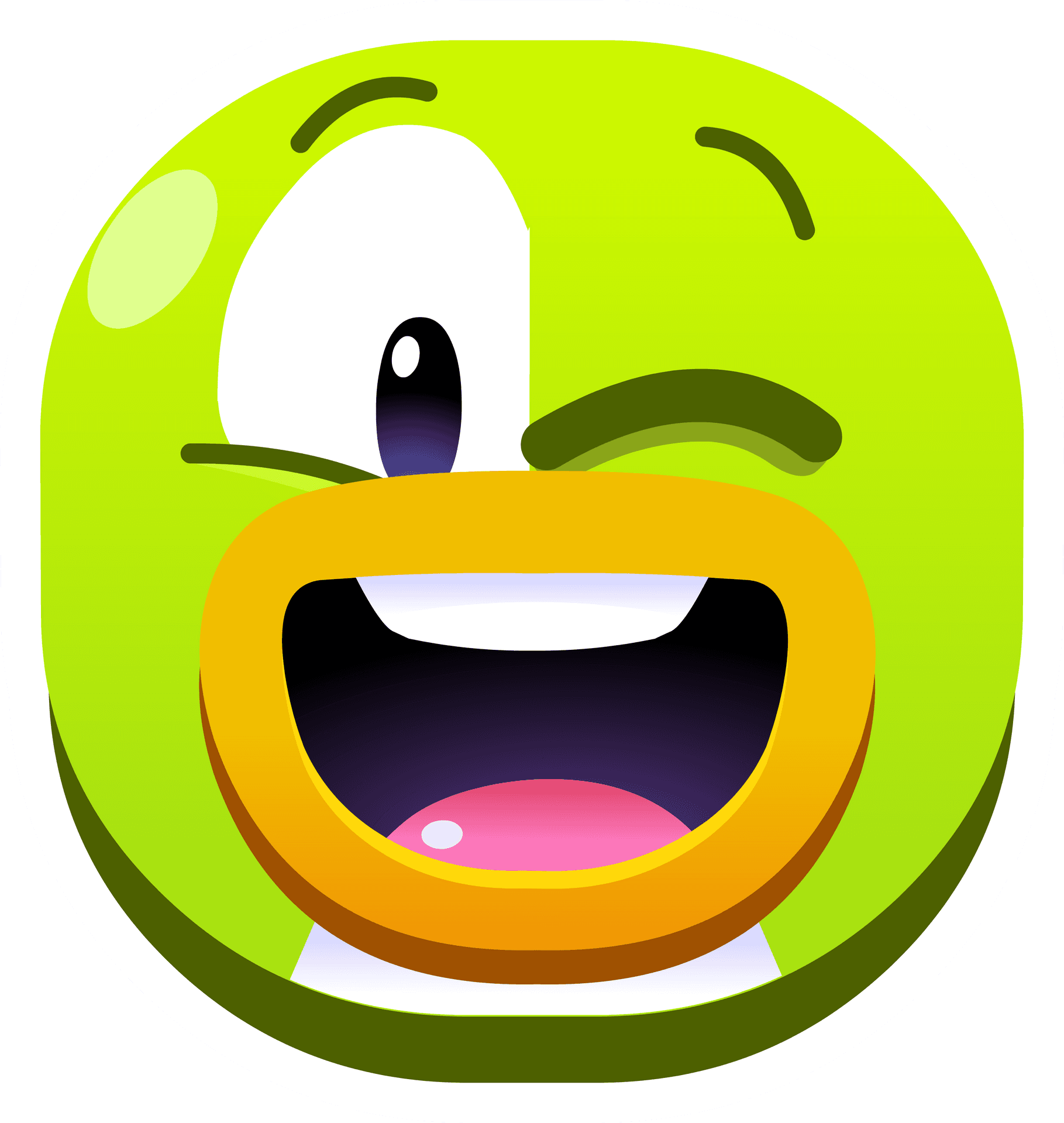 Animated Winking Emoji PNG