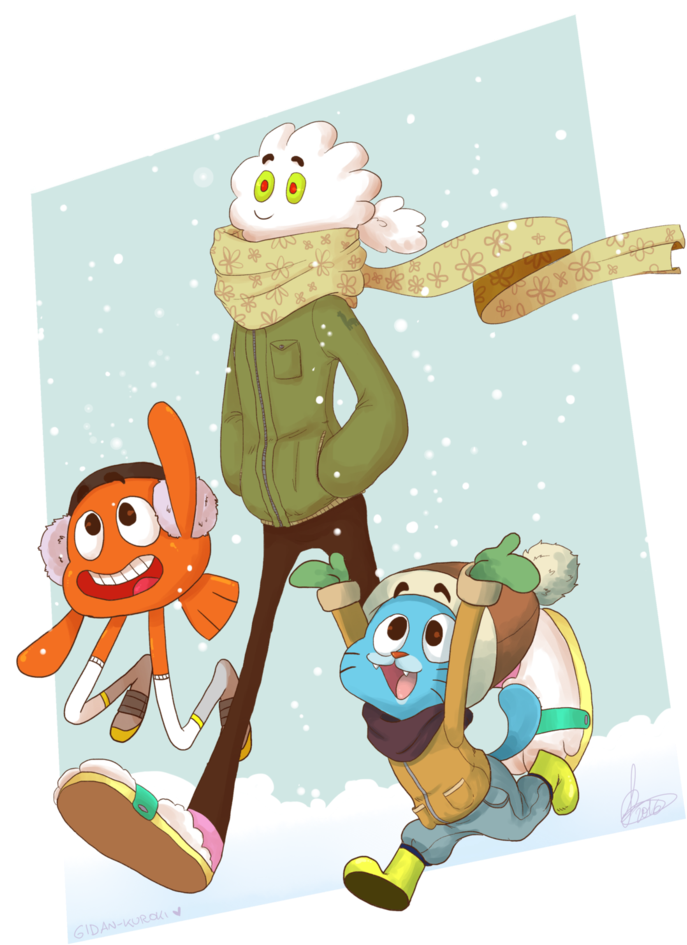 Animated Winter Fun PNG