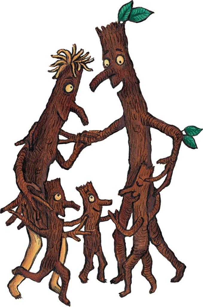 Animated Woodland Creatures Dancing PNG