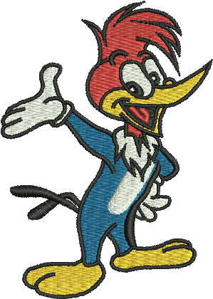 Animated Woodpecker Gesture PNG