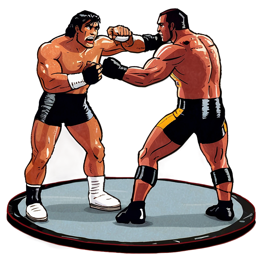 Animated Wrestling Ring Scene Png Pnj PNG