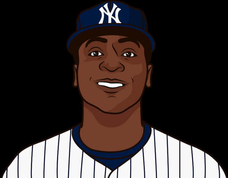 Animated Yankees Player Illustration PNG