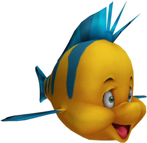 Animated Yellowand Blue Fish PNG