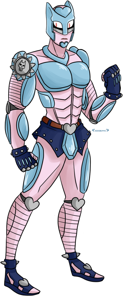 Animated_ Armored_ Hero_ Illustration PNG