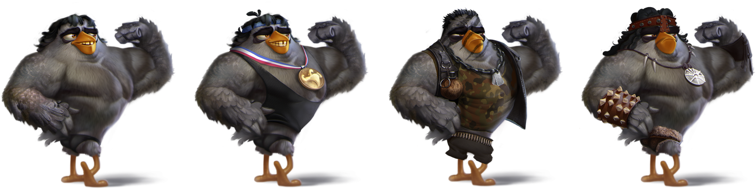 Animated_ Chimpanzee_ Character_ Evolution PNG