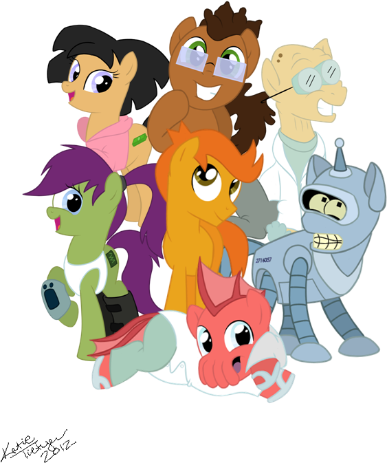 Animated_ Crossover_ Characters_ Group PNG