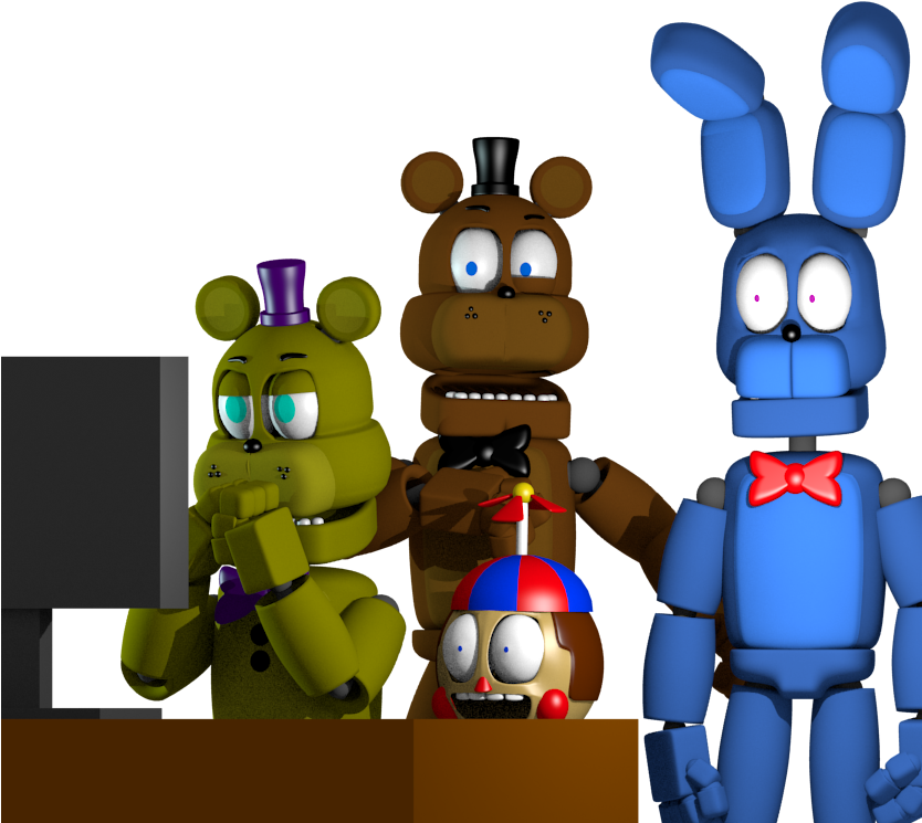 Animated_ Fredbear_and_ Friends PNG