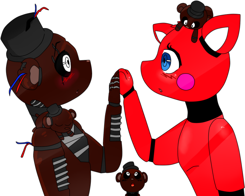 Animated_ Freddy_and_ Foxy_ Friends.png PNG