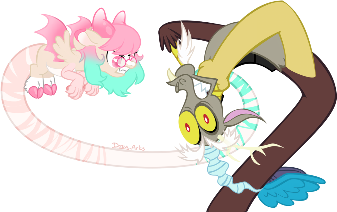 Animated_ Pink_ Pony_and_ Brown_ Creature_ Confrontation PNG