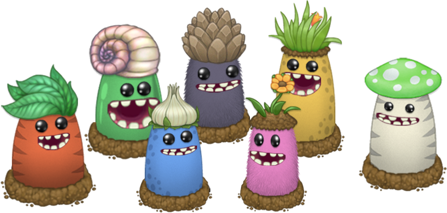 Animated_ Singing_ Plants_ Cartoon PNG