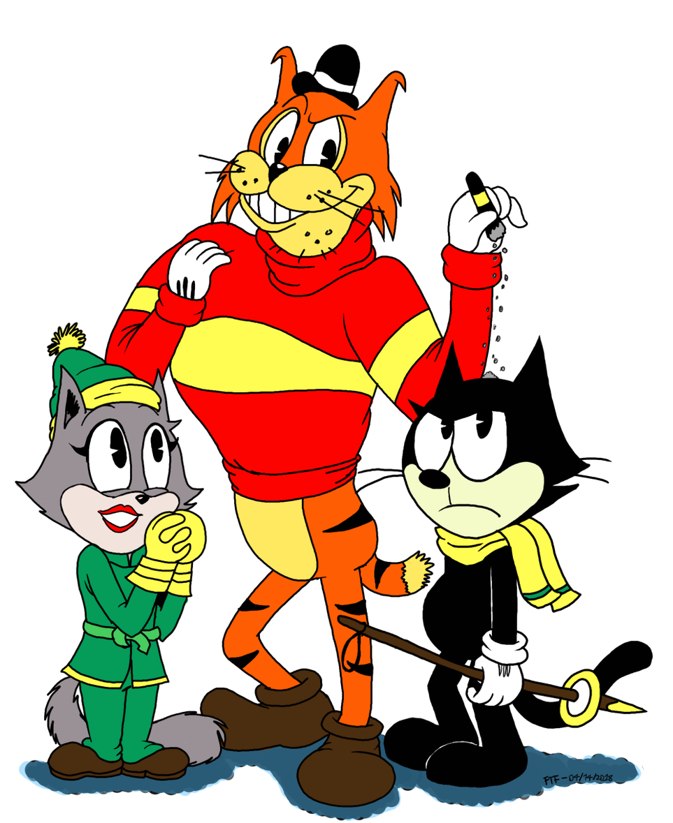 Animated_ Trio_ Cartoon_ Characters PNG