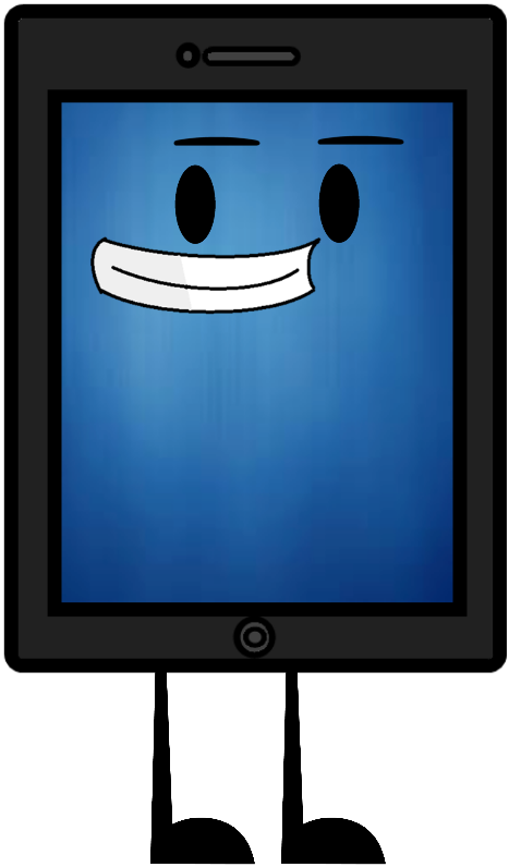 Animatedi Pad Character Smiling PNG