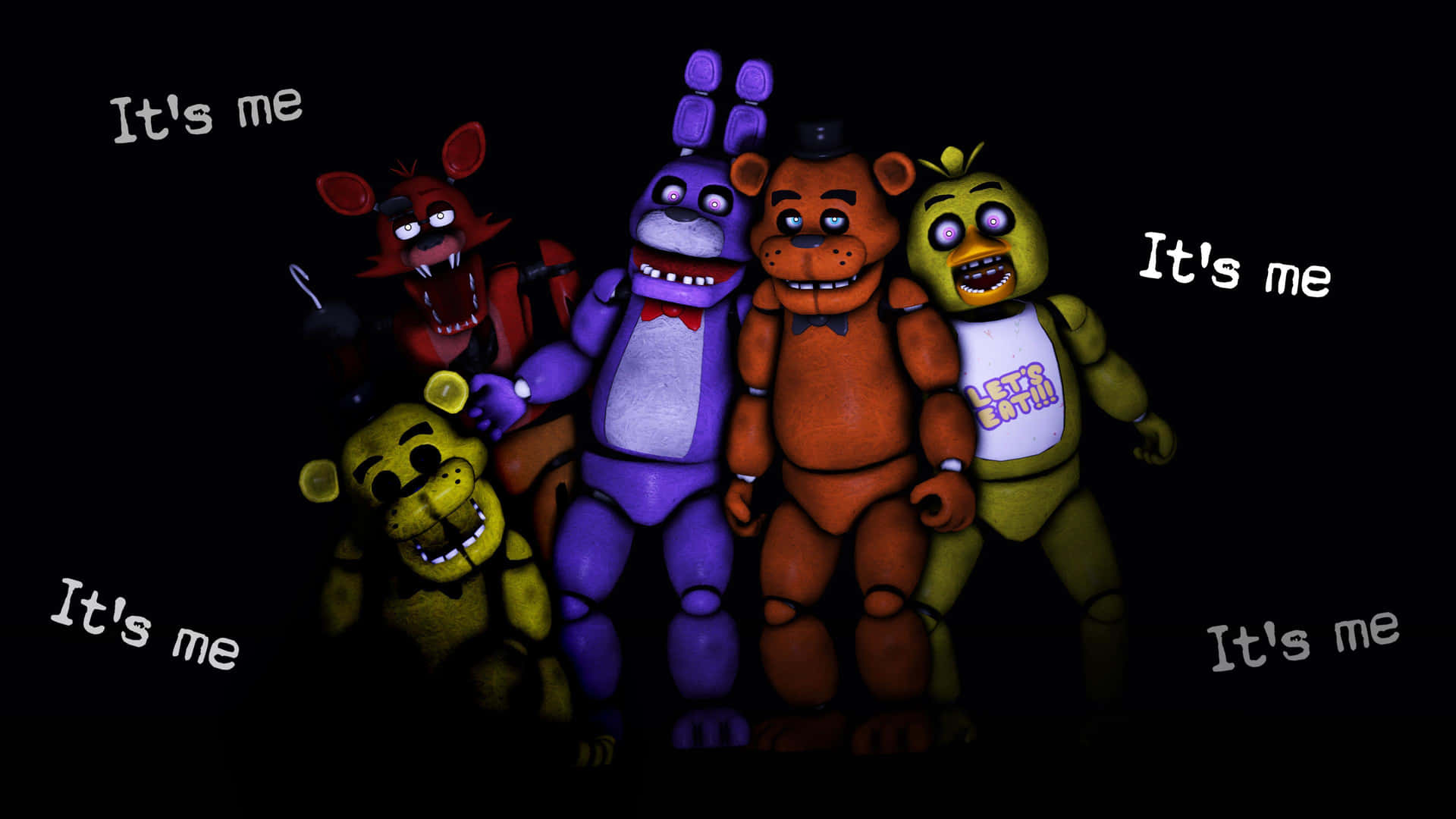 Advanced Animatronic Characters Entertaining on Stage Wallpaper
