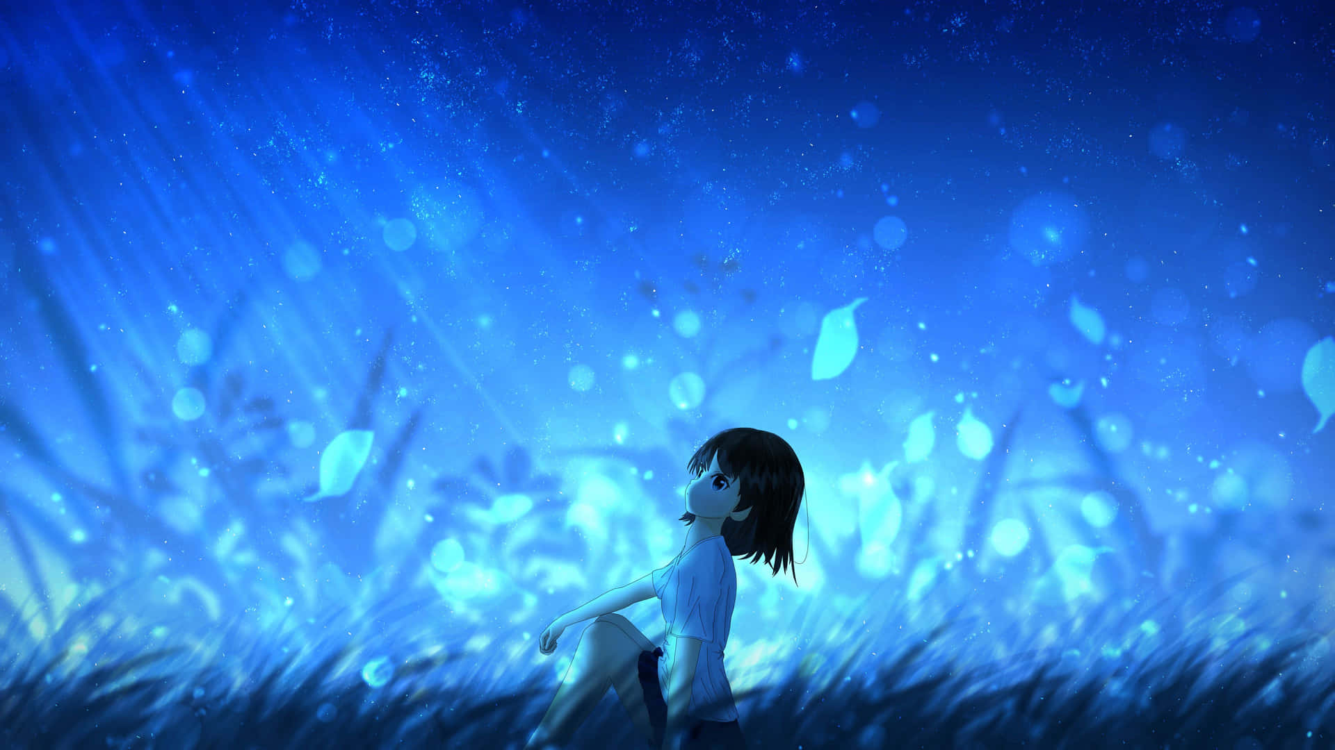 Häpnadsväckandevacker Anime-illustration På En 4k-upplösning Bakgrundsbild