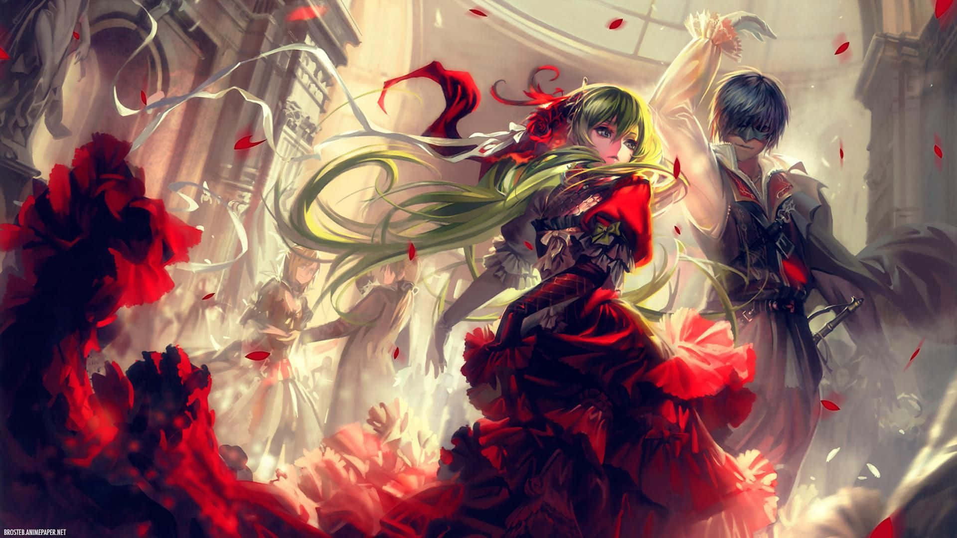 Anime Aesthetic Pfp Of Gumi And Kaito Wallpaper