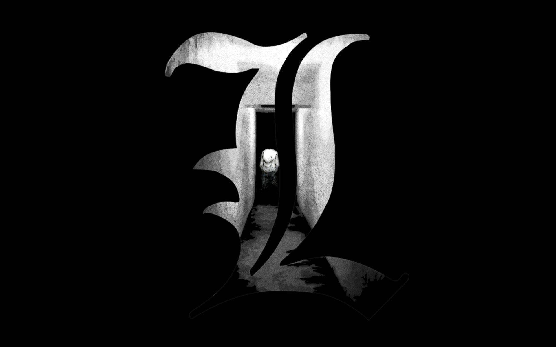 Anime Art Black And White Death Note L Wallpaper